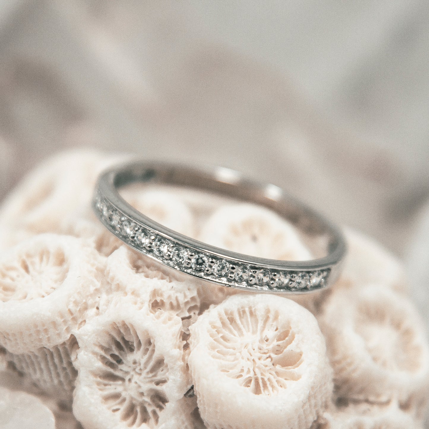 NR3630- Half eternity cz band