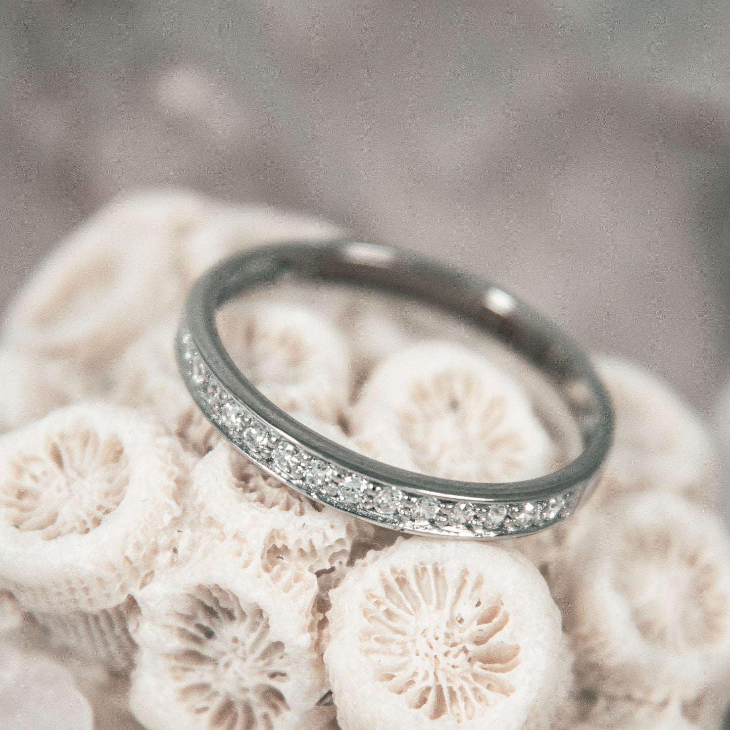 NR3630- Half eternity cz band
