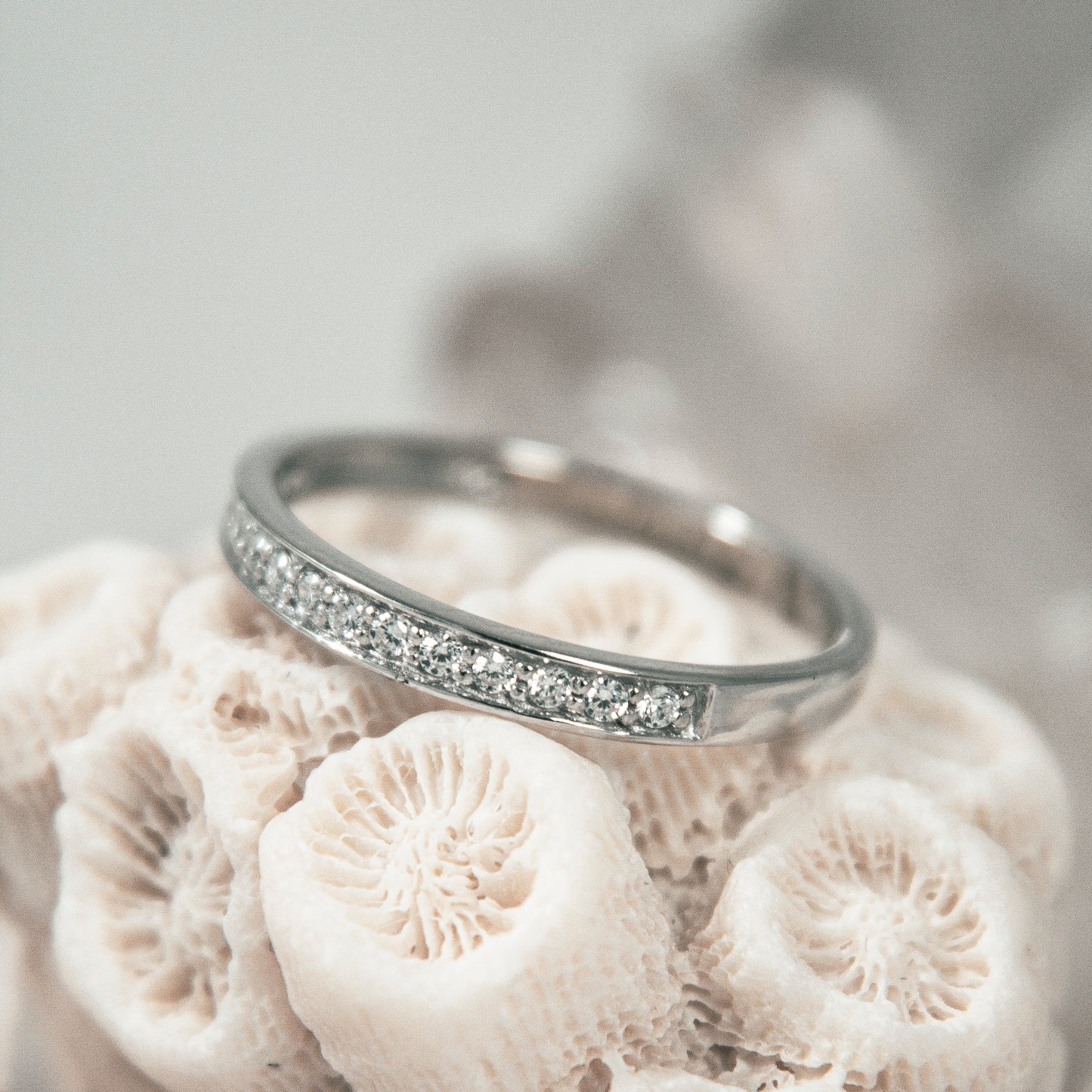 NR3630- Half eternity cz band