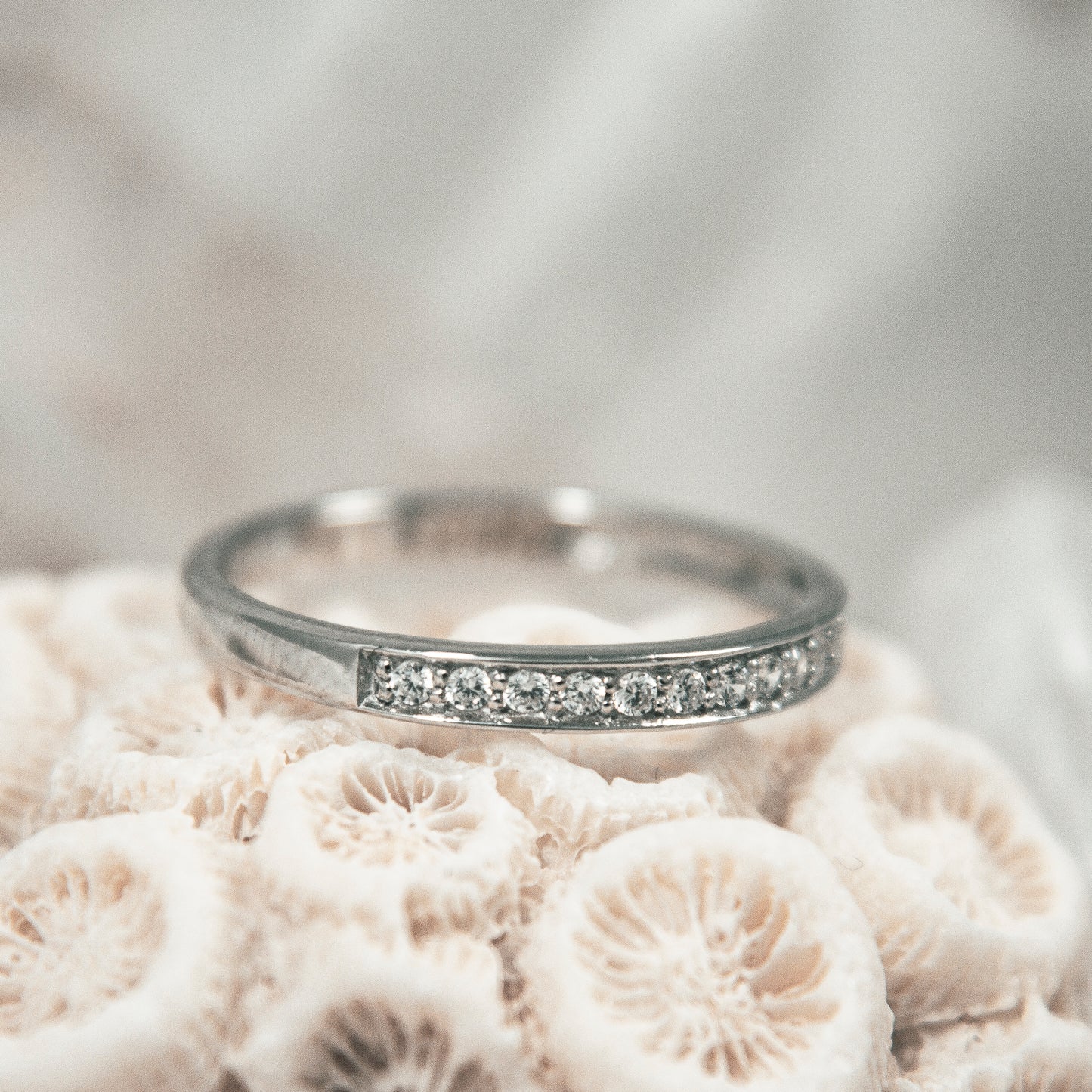 NR3630- Half eternity cz band